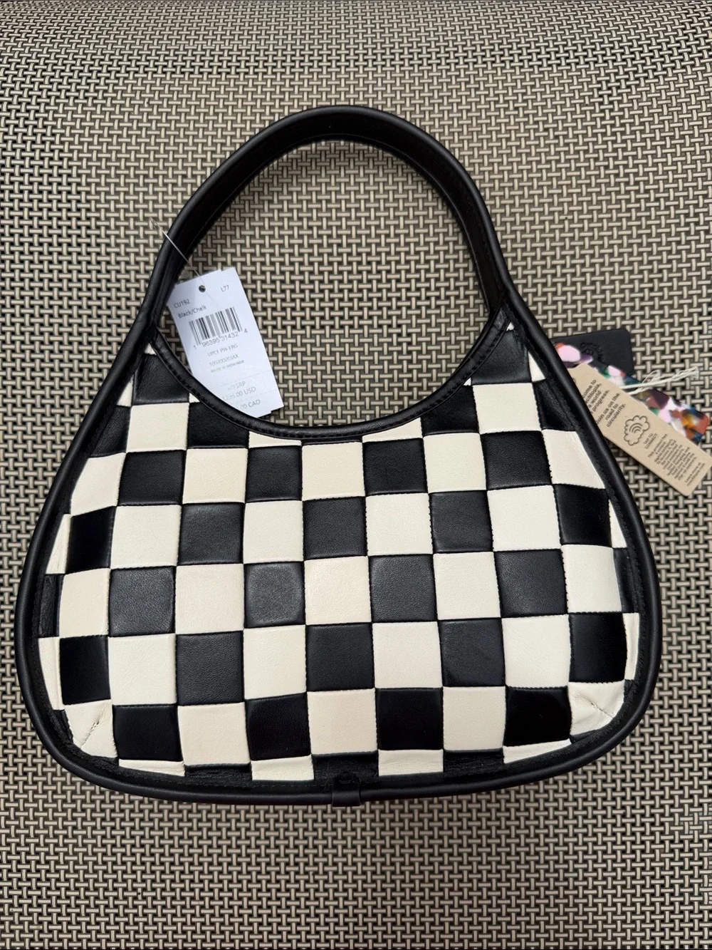 NWT Coach Coachtopia Ergo Bag in Checkerboard